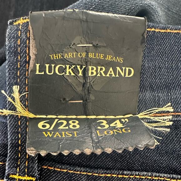 Lucky Brand- "Sofia Boot" Jeans Medium Huston Wash Slight
Distressing- Size 6/28 - Picture 4 of 13